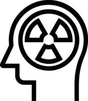 Brain idea symbol icon vector image. Illustration of the creative intelligence think design image. EPS 10