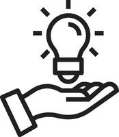 Brain idea symbol icon vector image. Illustration of the creative intelligence think design image. EPS 10