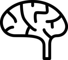 Brain idea symbol icon vector image. Illustration of the creative intelligence think design image. EPS 10