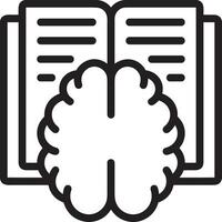 Brain idea symbol icon vector image. Illustration of the creative intelligence think design image. EPS 10