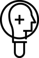 Brain idea symbol icon vector image. Illustration of the creative intelligence think design image. EPS 10