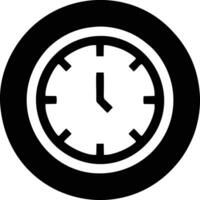 Clock icon symbol design image. Illustration of the alarm watch time isolated vector image. EPS 10