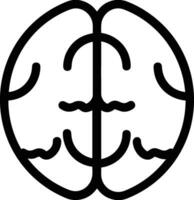 Brain idea symbol icon vector image. Illustration of the creative intelligence think design image. EPS 10