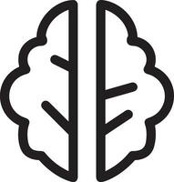 Brain idea symbol icon vector image. Illustration of the creative intelligence think design image. EPS 10