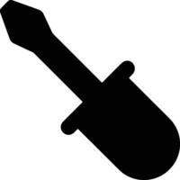 Screwdriver repair icon symbol vector image. Illustration of the fix toolkit design image. EPS 10