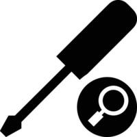 Screwdriver repair icon symbol vector image. Illustration of the fix toolkit design image. EPS 10