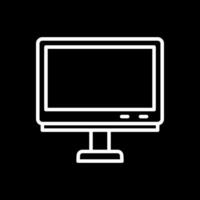 diseño de icono de vector de monitor