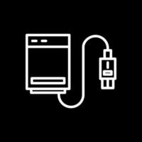 External Hard Drive Vector Icon Design