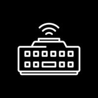 Wireless Keyboard Vector Icon Design