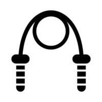 Skipping Rope Vector Glyph Icon For Personal And Commercial Use.
