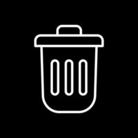 Dustbin Vector Icon Design