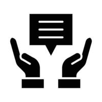 Advice Vector Glyph Icon For Personal And Commercial Use.