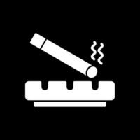 Ashtray Vector Icon Design