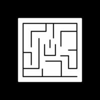 Labyrinth Vector Icon Design