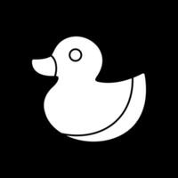 diseño de icono de vector de pato de goma