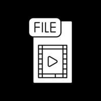 vídeo archivo vector icono diseño