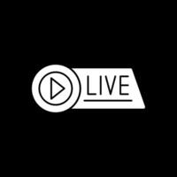 Live Streaming Vector Icon Design