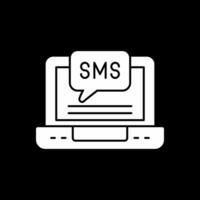 diseño de icono de vector de sms