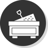 Sandbox Vector Icon Design