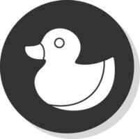 diseño de icono de vector de pato de goma