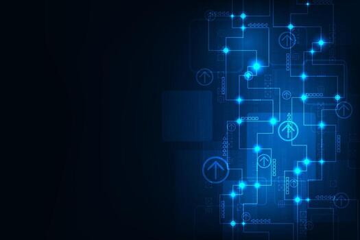 vector tecnología conmutacion concepto. red resumen de alta tecnología antecedentes.