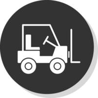 Forklift Vector Icon Design