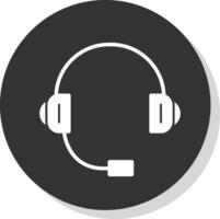 diseño de icono de vector de auriculares