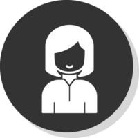 Female Vector Icon Design