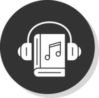 audio libro vector icono diseño