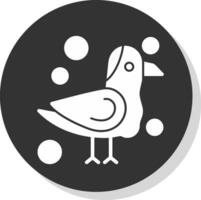 diseño de icono de vector de gaviota