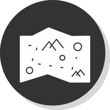 diseño de icono de vector de mapa