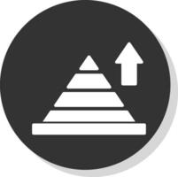 Pyramid CHart Vector Icon Design