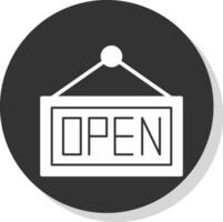 Open Tag Vector Icon Design