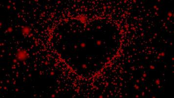 Particles Heart Loop video