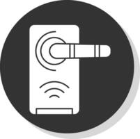 Smart Door Vector Icon Design