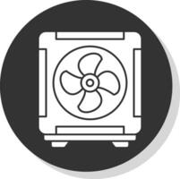 Cooling Fan Vector Icon Design