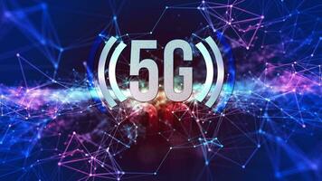 5g Netzwerk Hintergrund video