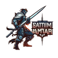 Ninja gaming mascot logo design for free, Ai Generative png