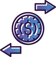 Exchange Rate Vector Icon Design