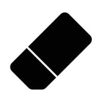 Eraser Vector Glyph Icon For Personal And Commercial Use.