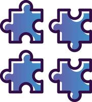 Puzzles Vector Icon Design