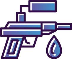 Water Gun Vector Icon Design