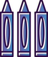 Crayons Vector Icon Design