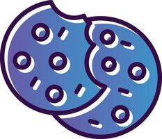 diseño de icono de vector de galletas