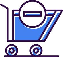 Remove From Cart Vector Icon Design