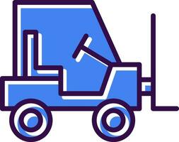 Forklift Vector Icon Design