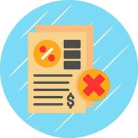 Rejected Vector Icon Design