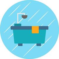 Bathtub Vector Icon Design