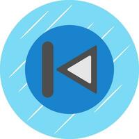 Previous Track Vector Icon Design