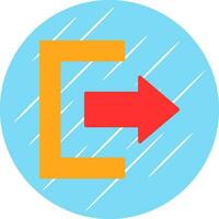 Exit Vector Icon Design